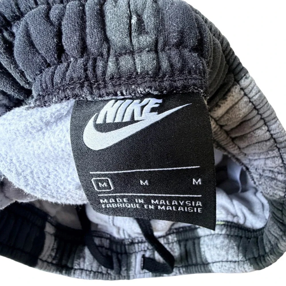 Nike Sportswear Cargo Sweatpants Camo‎ Fleece Joggers Grey Black Mens Medium